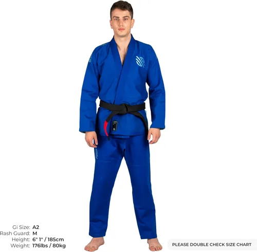 Vista 5 de Sanabul Essentials V.2 Ultra Light BJJ Jiu Jitsu Gi (ver guía especial de tallas)