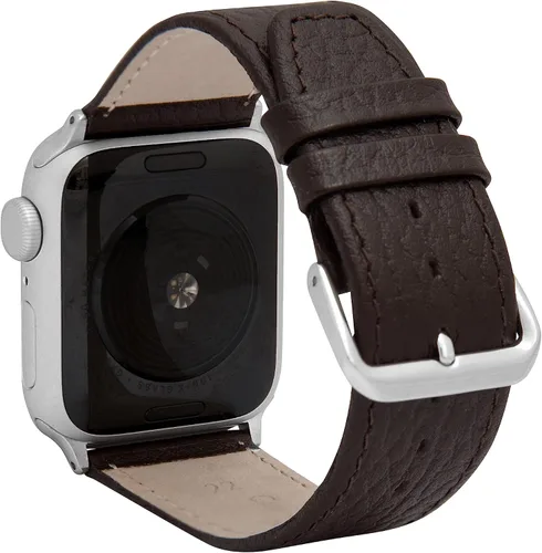 Vista 10 de Bandini Correas de cuero para mujer para Apple Watch de 1.496 pulgadas, 1.575 pulgadas, 1.614 pulgadas para mujer, correa delgada de cuero iWatch