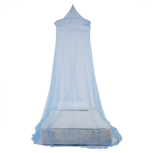 Vista 3 de Toldo para cama infantil, cúpula de malla de hilo de alta calidad, ventilación elegante de encaje de princesa para niños, toldo para cama