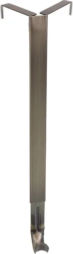 Vista 5 de Haute Decor Adapt - Colgador de corona ajustable, con ajuste de parte superior y longitud - Latón antiguo - Soporte para corona sobre la puerta que