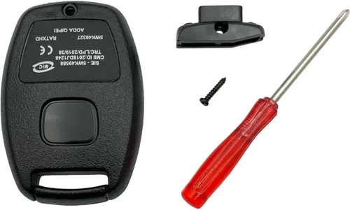 Vista 5 de Carcasa de repuesto para llavero Honda Accord Crosstour Civic Odyssey Fit CR-V CR-Z, funda para llavero con destornillador (negro)