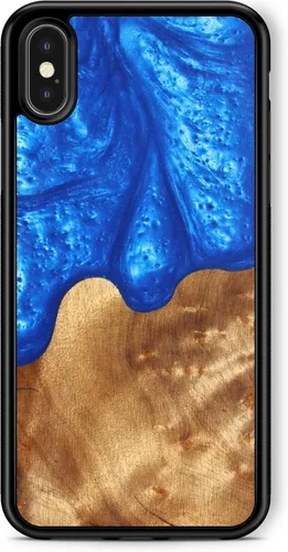 Vista 19 de WUDN Funda delgada de resina y madera para teléfono compatible con Apple iPhone 6, 6s, 7, 8, SE