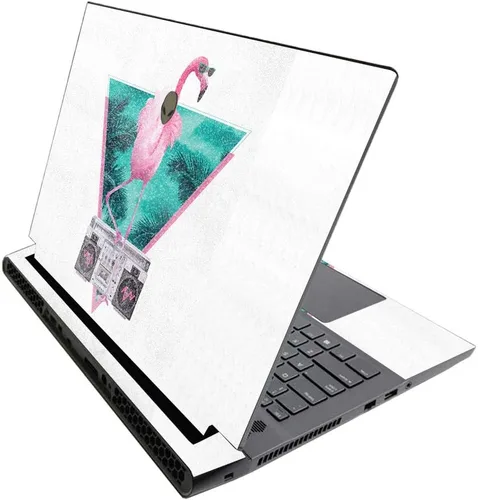 Vista 720 de MightySkins - Skin brillante con purpurina para Alienware M17 R3 (2020) y M17 R4 (2021) - Diversión de los años 90 Acabado duradero con purpurina