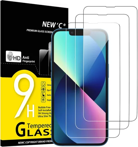 Vista 177 de NEW'C Paquete de 3 protectores de pantalla de privacidad para iPhone Air/iPhone 17 Air (6.5 pulgadas), película de vidrio templado antiespía