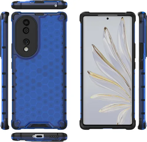 Vista 180 de Pzwoxukhov Funda compatible con Huawei Nova 3i, compatible con Huawei P Smart+ 2018 Honeycomb Anti-Drop Shock-Absorbing Case Negro