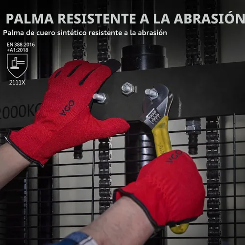 Vista 2 de Vgo... 5Pairs Versatile Work Gloves,Gardening Gloves,Light Duty (AL8736)