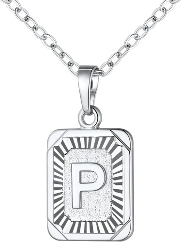 Vista 11 de U7 Initial Necklaces for Women a. Oro