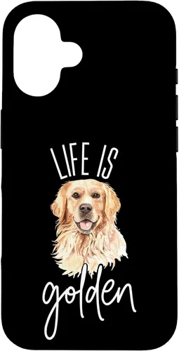 Vista 32 de Funda para iPhone 17 con diseño Golden Retriever para amantes de los perros y padres de mascotas