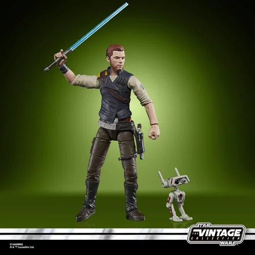 Vista 4 de STAR WARS The Vintage Collection Cal Kestis Toy - Figura de acción de Jedi a escala de 3.75 pulgadas, juguetes para niños a partir de 4 años