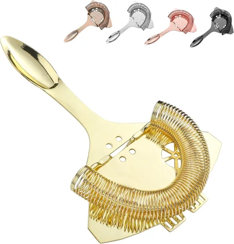 Vista 8 de Colador de cóctel, diseño de modelado Hawthorne Strainer-Rocket