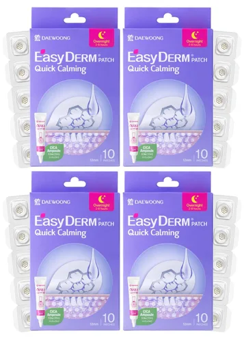 Vista 14 de EasyDerm - Juego de parches coreanos para espinillas en 4 pasos + extractor de doble punta 2 en 1, para un cuidado completo de la piel