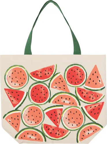 Vista 12 de Now Designs Printed Reusable Cotton Tote Bag, 15 x 18 inch