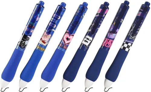 Vista 3 de Bolígrafos de gel retráctiles Unvoltage Gen Ink Rollerball Juego de bolígrafos de tinta negra de 0.020 in, juego de 12 bolígrafos de escritura