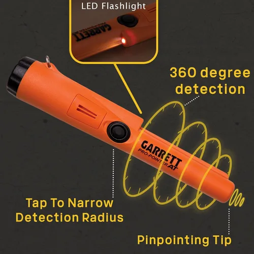 Vista 7 de Garrett Pro-Pointer A.T. Pinpointer - Detector de metales para adultos, fabricado en Estados Unidos, resistente al agua