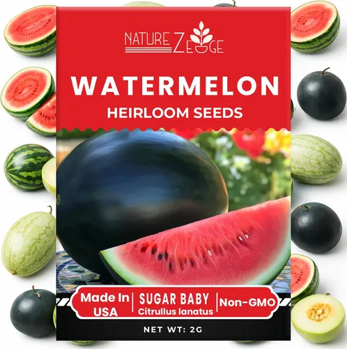 Vista 2 de Semillas de frutas, semillas de sandía, semillas de melón, semillas de frutas para plantar, semillas de sandía dulce para plantar, semillas de melón