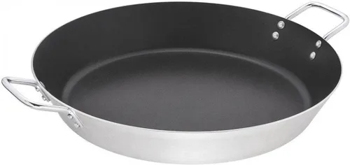 Vista 6 de TRAMONTINA Paella comercial, 23.6 pulgadas (23.6 in), Starfron Plus, aluminio, revestimiento de teflón
