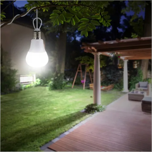 Vista 3 de Irfora Kit de iluminación de panel solar, lámpara solar portátil brillante para exteriores con panel de 4.5 W y bombillas LED de 1 W + 2 W, sistema