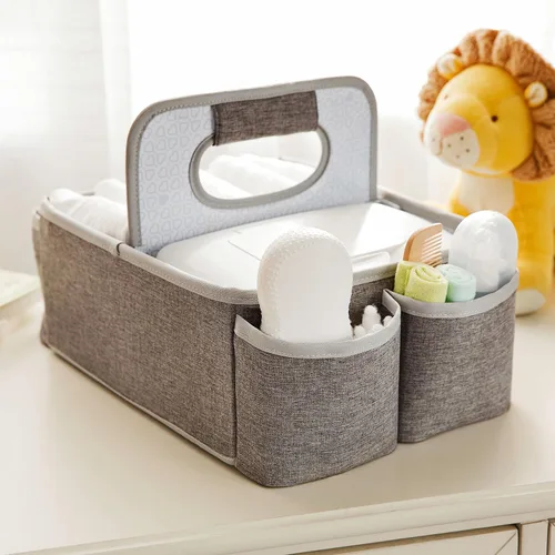 Vista 3 de Munchkin® Organizador portátil para pañales, color gris