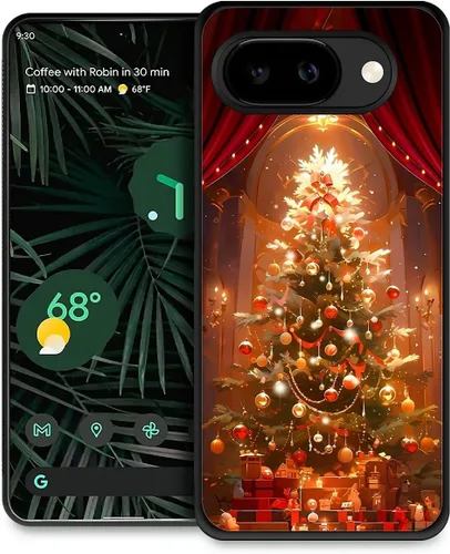 Vista 82 de Funda compatible con Google Pixel 4A 5G, Nochebuena, Google Pixel 4A 5G, delgada, suave, a prueba de golpes, TPU para mujeres y niñas, niños, funda
