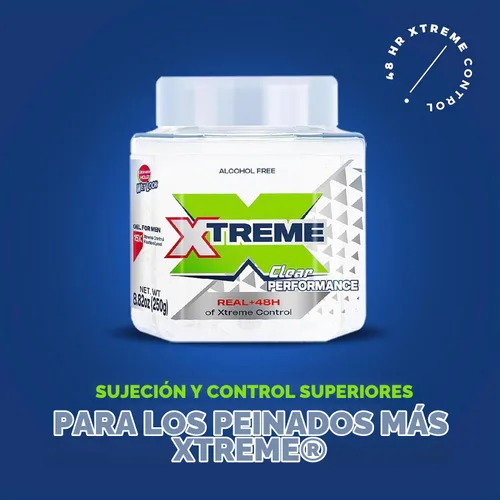 Vista 2 de Xtreme Clear Performance Styling Gel para el cabello para hombres, 8.82