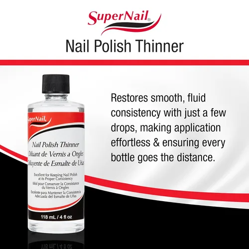 Vista 3 de Super Nail - diluyente de esmalte, 4 oz