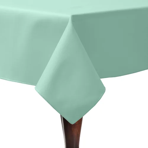 Vista 15 de Ultimate Textile Poly-Cotton Twill 54 x 96-Inch Rectangular Tablecloth Jade