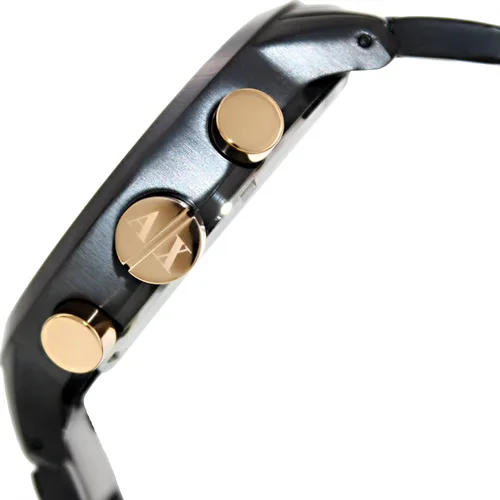 Vista 2 de Armani Exchange Atlc Cronógrafo Negro Dial Negro Ion-Plated Reloj para hombre AX1350, Negro -, Cronógrafo
