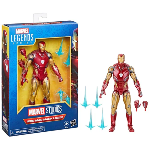 Vista 10 de Marvel Legends Series Iron Man Mark LXXXV, Avengers: Endgame Figura de acción coleccionable de 6 pulgadas Marvel Legends Studios Figura de acción