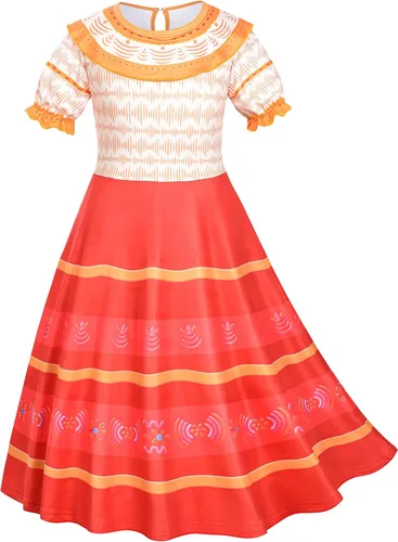 Vista 3 de Kaisebile Princess Costume Dress for Girls Birthday Halloween Party Dress Up with Accessories