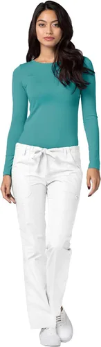 Vista 4 de Adar Underscrubs para Mujeres - Camiseta Underscrub de Manga Larga Comfort Aguamarina (Aquamarine)