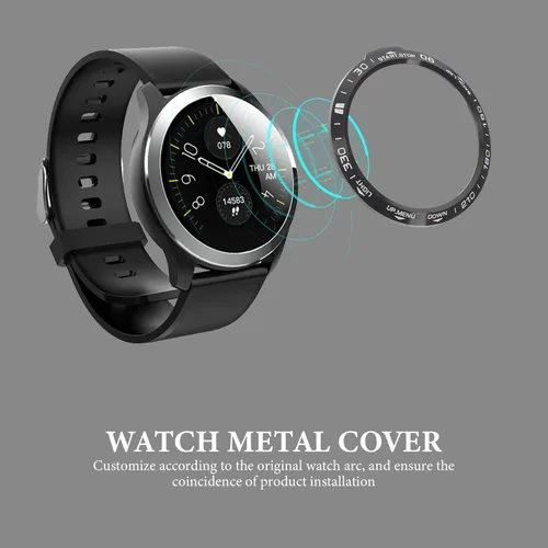 Vista 3 de Hemobllo Compatible con Garmin Fenix 6X Reloj Bisel Anillo de Acero Inoxidable Marco de Reloj Funda Protectora Anti Rasguños Cubierta de Parachoques