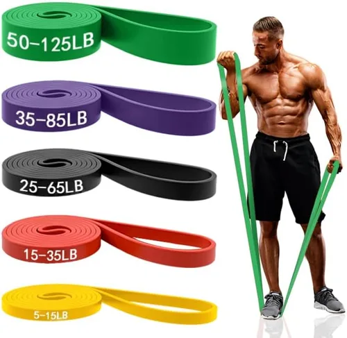 Vista 8 de Resistance Bands for Working Out, Pull Up Assistance Bands Set for Men & Women,Latex Workout Bands, Eexercise Bands Resistance for Body