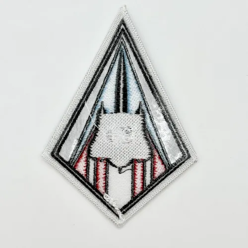 Vista 8 de Skunk Works® SR-71 Blackbird® MACH 3 Patch - Parte trasera de plástico, 4 pulgadas, con licencia