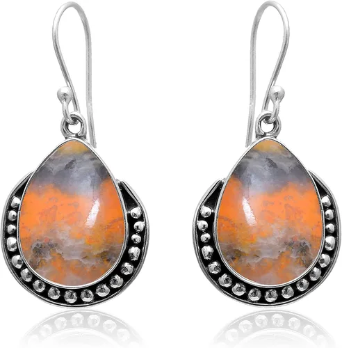 Vista 15 de Veracity Jewelry - Aretes de plata de ley con piedras preciosas para mujeres y niñas, regalo para su cumpleaños, aniversario, esposa, mamá, novia