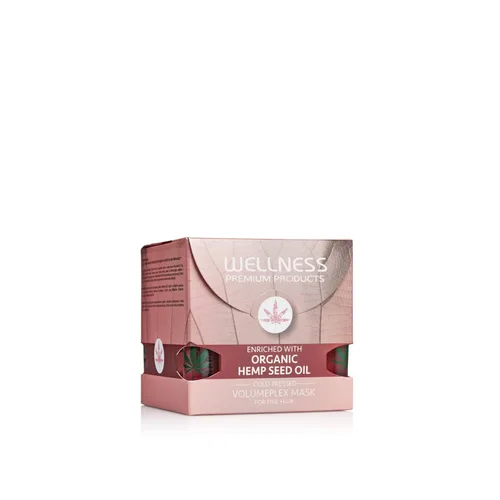 Vista 2 de Wellness Premium Products - Mascarilla Capilar Volumeplex - Aceite de Semilla de Cáñamo Orgánico