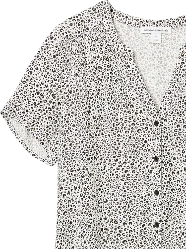Vista 10 de Tienda Essentials - Blusa tejida de manga corta para mujer