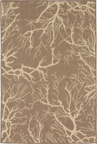 Vista 34 de Unique Loom - Alfombra de centro Café/Beige