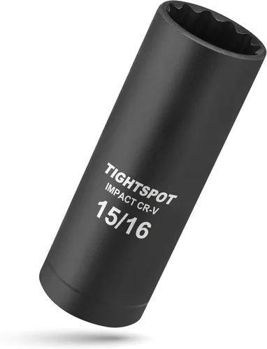 Vista 10 de TIGHTSPOT - Zócalo poco profundo de 1/2" Dr 1 1/2 pulgadas, antirredondo, 6 puntos, acero CRMO