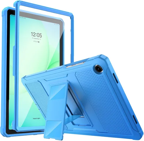 Vista 8 de MoKo Funda para Samsung Galaxy Tab A9 Plus/A9+ de 11 pulgadas 2023, a prueba de golpes de cuerpo completo resistente con protector de pantalla