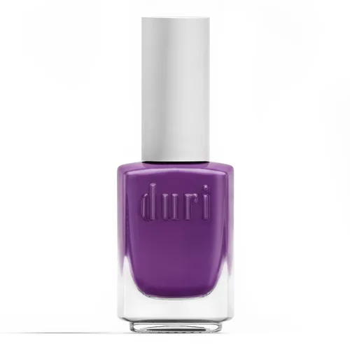 Vista 39 de duri Esmalte de uñas, 760 A Million Likes, purpurina metálica morada, cobertura completa, acabado brillante, secado rápido, duradero, cosméticos