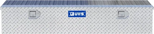 Vista 5 de UWS EC20081 58-Inch Heavy Wall Aluminio 5th Wheel Truck Bed Tool Box, RigidCore Tapa