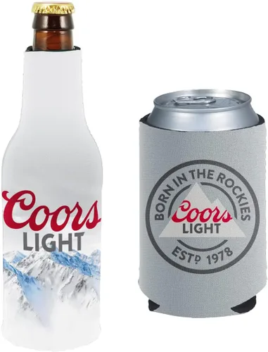 Vista 10 de Kolder Juego de latas y botellas con licencia Beer Coolie Insulator Sleeve Holder Huggie Bud Light Dilly Dilly