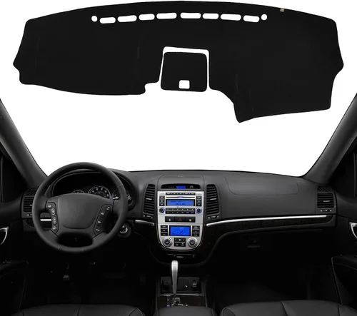 Vista 12 de Cubierta de tablero Tapete de salpicadero Compatible con Hyundai Tucson 2015-2010, 2015 IX35 (para transmisión manual izquierda), tapete