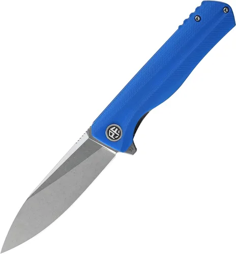 Vista 20 de Petrified fish Mango G10 Hoja de acero D2 2CR13 rodamiento de bolas plegable cuchillo de bolsillo con tapa abatible para acampar, caza, uso diario