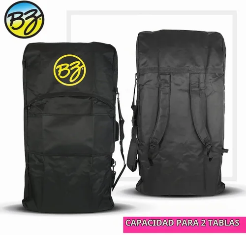 Vista 2 de Wham-O BZ Bodyboards - Bolsa básica para bodyboard - Nylon - Capacidad de 2 tablas (negro)