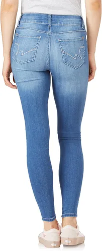 Vista 4 de WallFlower Jeans de Mujer Ultra Fit de Tiro Medio Insta Soft Denim Juniors (También Disponibles en Tallas Grandes)