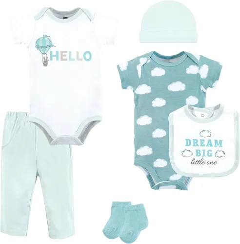 Vista 8 de Hudson Baby Juego de canastilla de algodón unisex para bebé Arcos de ballet Bunny