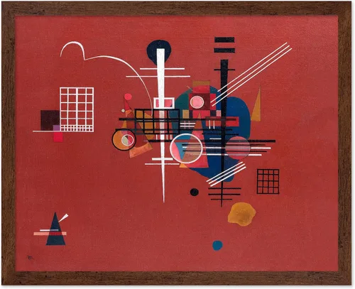 Vista 43 de Poster Master Póster vintage Wassily Kadinsky – Impresión retro delicada de tensión – Arte de formas geométricas – Arte abstracto – Arte moderno