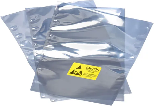 Vista 9 de Bolsas antiestáticas de blindaje ESD resellables con etiquetas, [para dispositivos electrónicos, GPU, disco duro, SSD, placa base, HDD], 12 x 16