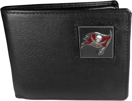 Vista 21 de Siskiyou NFL unisex Leather Bi-fold Wallet